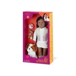 Our Generation 18" Doll & Pet Set - Kinzie with Plush Saint Bernard Dog -Our Generation Doll Shop unnamed file 1005