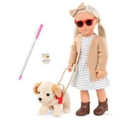 Our Generation 18" Doll with Plush Guide Dog - Marlow -Our Generation Doll Shop unnamed file 1026