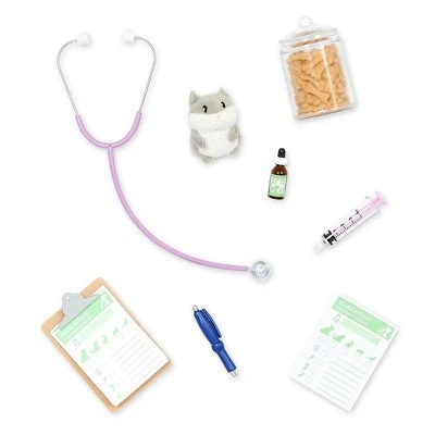 Our Generation Daya with Plush Hamster 18" Pet Care Vet Doll 5 Our Generation Daya with Plush Hamster 18" Pet Care Vet Doll - Image 3