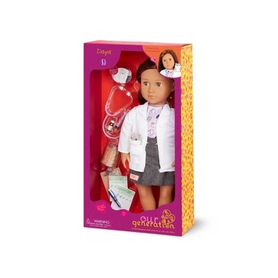 Our Generation Daya with Plush Hamster 18" Pet Care Vet Doll 7 Our Generation Daya with Plush Hamster 18" Pet Care Vet Doll - Image 5
