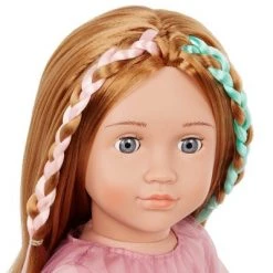 Our Generation Drew with Storybook 18" Poseable Hair Stylist Doll
