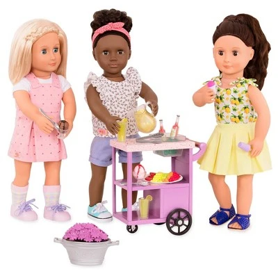 Our Generation Patio Treats Trolley Doll Food Accessory Set for 18" Dolls 3 Our Generation Patio Treats Trolley Doll Food Accessory Set for 18" Dolls
