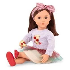 Our Generation Posable 18" Pizza Chef Doll with Storybook - Francesca -Our Generation Doll Shop unnamed file 1135