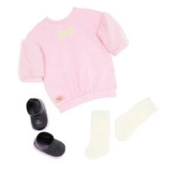 Our Generation Reid with Pink Sweater Dress 18" Fashion Doll -Our Generation Doll Shop unnamed file 1161