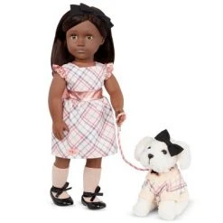 Our Generation Candice with Dog Plush Chic 18" Matching Doll & Pet Set
