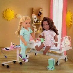 Our Generation Adjustable Hospital Bed & Doctor Set for 18" Dolls - Get Well Bed -Our Generation Doll Shop unnamed file 117