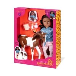 Our Generation 18" Equestrian Doll & Horse Set - Daveen with Foal -Our Generation Doll Shop unnamed file 1173