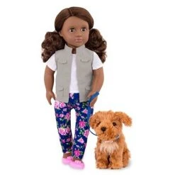 Our Generation Malia & Passenger Pets Bundle 18" Fashion Doll & Pet Travel Set -Our Generation Doll Shop unnamed file 1209