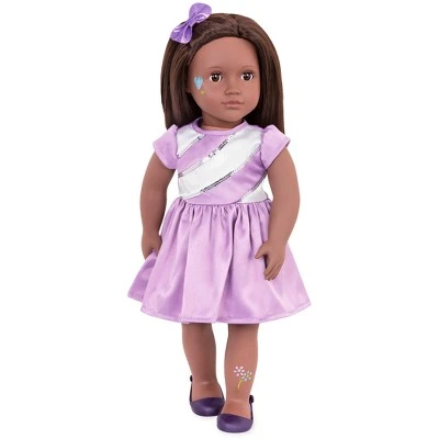 Our Generation 18" Glitter Tattoo Doll - Shyanne 4 Our Generation 18" Glitter Tattoo Doll - Shyanne - Image 2