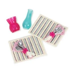 Our Generation Furniture Playset for 18" Dolls - Table for Two in White & Blue -Our Generation Doll Shop unnamed file 141