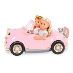 Our Generation In the Driver Seat Cruiser - Pink Convertible for 18" Dolls