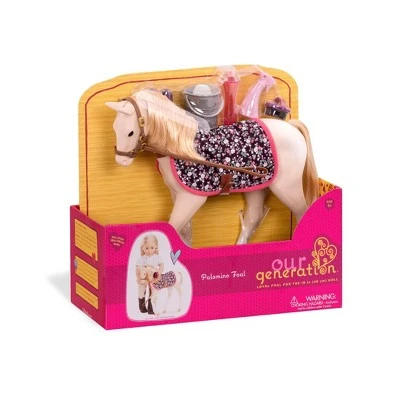 Our Generation Palomino Horse Foal Accessory Set for 18" Dolls 8 Our Generation Palomino Horse Foal Accessory Set for 18" Dolls - Image 6