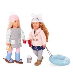 Our Generation 18" Doll Sled & Accessories - Out In The Snow