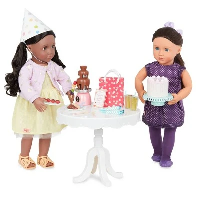 Our Generation Party Time Birthday Sweets Table Accessory Set for 18" Dolls 3 Our Generation Party Time Birthday Sweets Table Accessory Set for 18" Dolls