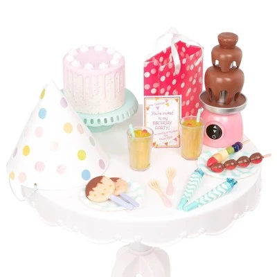 Our Generation Party Time Birthday Sweets Table Accessory Set for 18" Dolls 5 Our Generation Party Time Birthday Sweets Table Accessory Set for 18" Dolls - Image 3