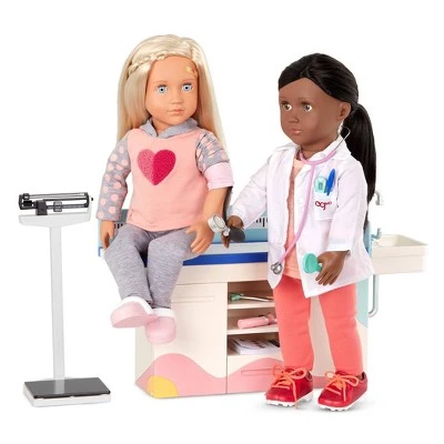 Our Generation Doctor Days Exam Table & Light-Up Otoscope Accessory Set for 18" Dolls 4 Our Generation Doctor Days Exam Table & Light-Up Otoscope Accessory Set for 18" Dolls - Image 2