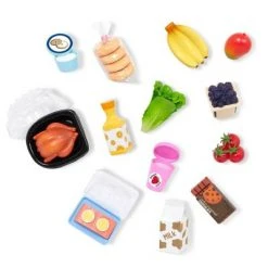 Our Generation Grocery Day Shopping Cart Pink & Yellow Accessory Set for 18" Dolls -Our Generation Doll Shop unnamed file 413