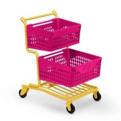 Our Generation Grocery Day Shopping Cart Pink & Yellow Accessory Set for 18" Dolls -Our Generation Doll Shop unnamed file 414