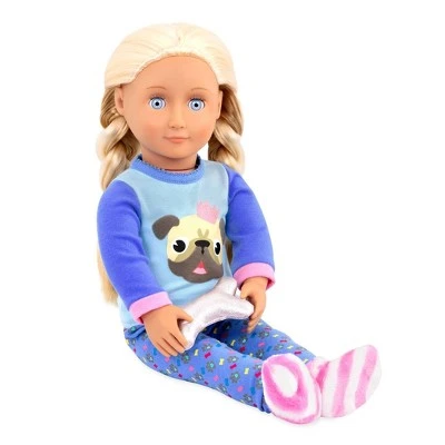 Our Generation Regular Pajama Outfit for 18" Dolls - Pug-jama Party 4 Our Generation Regular Pajama Outfit for 18" Dolls - Pug-jama Party - Image 2