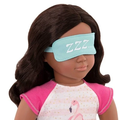 Our Generation Sleepover Pajama Outfit for 18" Dolls - Flamingo Dreaming 4 Our Generation Sleepover Pajama Outfit for 18" Dolls - Flamingo Dreaming - Image 2