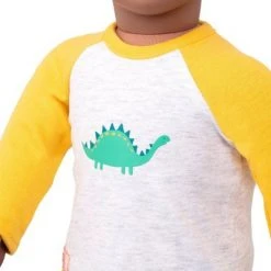 Our Generation 18" Boy Doll Dinosaur Pajama Outfit - Dino-Snores -Our Generation Doll Shop unnamed file 554