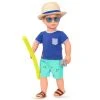 Our Generation 18" Boy Doll Swimsuit Outfit with Pool Noodle - By the Beach -Our Generation Doll Shop unnamed file 564