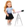 Our Generation Science Outfit with Pink Telescope for 18" Dolls - Hidden in the Stars -Our Generation Doll Shop unnamed file 570