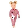 Our Generation One-Piece Pajama Outfit for 18" Dolls - Bear-ly Tired -Our Generation Doll Shop unnamed file 583