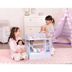 Our Generation Bunk Beds for 18" Dolls - Lilac Dream Bunks