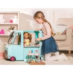 Our Generation Sweet Stop Ice Cream Truck with Electronics for 18" Dolls - Light Blue -Our Generation Doll Shop unnamed file 678