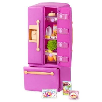Our Generation Kitchen Accessory with Play Food for 18" Dolls - Gourmet Kitchen Playset - Lilac 3 Our Generation Kitchen Accessory with Play Food for 18" Dolls - Gourmet Kitchen Playset - Lilac