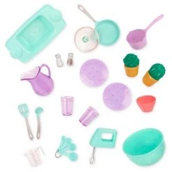 Our Generation Kitchen Accessory with Play Food for 18" Dolls - Gourmet Kitchen Playset - Lilac 10 Our Generation Kitchen Accessory with Play Food for 18" Dolls - Gourmet Kitchen Playset - Lilac -Our Generation Doll Shop unnamed file 688