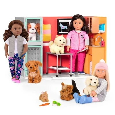 Our Generation Healthy Paws Vet Clinic Playset in Pink with Electronics for 18" Dolls 4 Our Generation Healthy Paws Vet Clinic Playset in Pink with Electronics for 18" Dolls - Image 2