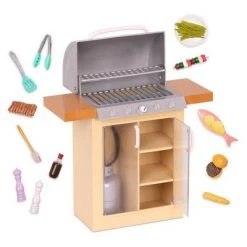Our Generation BBQ Playset with Play Food for 18" Dolls - Backyard Grill -Our Generation Doll Shop unnamed file 713
