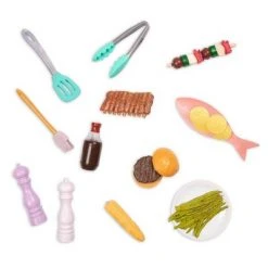 Our Generation BBQ Playset with Play Food for 18" Dolls - Backyard Grill -Our Generation Doll Shop unnamed file 714