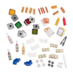 Our Generation Hot Dog Cart Accessory with Play Food for 18" Dolls - Retro Collection -Our Generation Doll Shop unnamed file 729