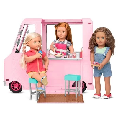 Our Generation Sweet Stop Ice Cream Truck - Pink 3 Our Generation Sweet Stop Ice Cream Truck - Pink