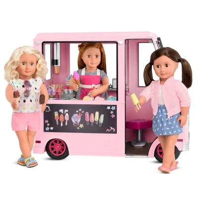 Our Generation Sweet Stop Ice Cream Truck - Pink 4 Our Generation Sweet Stop Ice Cream Truck - Pink - Image 2