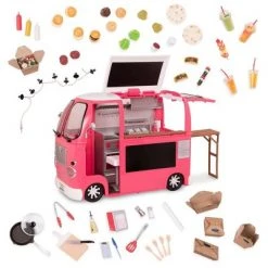 Our Generation Grill to Go Food Truck Playset with Electronics for 18" Dolls - Pink 14 Our Generation Grill to Go Food Truck Playset with Electronics for 18" Dolls - Pink -Our Generation Doll Shop unnamed file 746