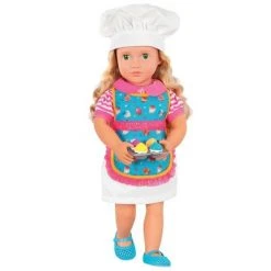 Our Generation 18" Posable Cooking Doll Jenny with Gourmet Kitchen Playset & Storybook (Red) -Our Generation Doll Shop unnamed file 799