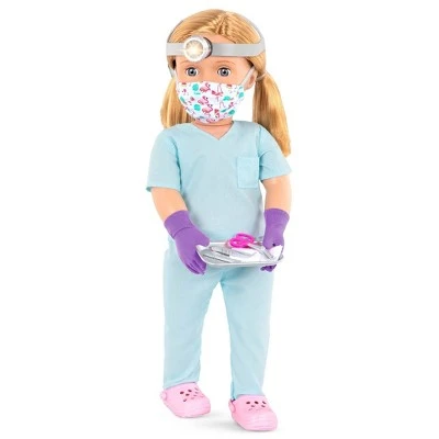 Our Generation 18" Doctor Doll with Scrubs Outfit - Tonia 3 Our Generation 18" Doctor Doll with Scrubs Outfit - Tonia