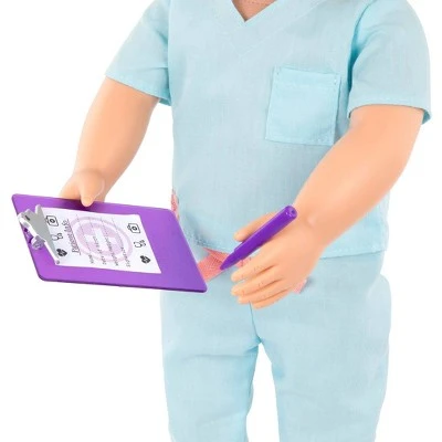 Our Generation 18" Doctor Doll with Scrubs Outfit - Tonia 4 Our Generation 18" Doctor Doll with Scrubs Outfit - Tonia - Image 2