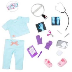 Our Generation 18" Doctor Doll with Scrubs Outfit - Tonia 8 Our Generation 18" Doctor Doll with Scrubs Outfit - Tonia -Our Generation Doll Shop unnamed file 882