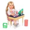 Our Generation Brilliant Bureau Home Desk Accessory Set for 18" Dolls