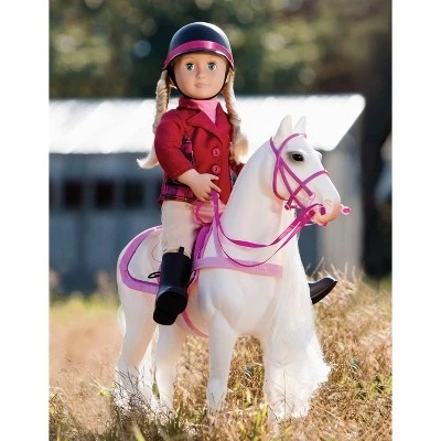 Our Generation Lily Anna with Horseback Riding Outfit & Book 18" Posable Doll 6 Our Generation Lily Anna with Horseback Riding Outfit & Book 18" Posable Doll - Image 4