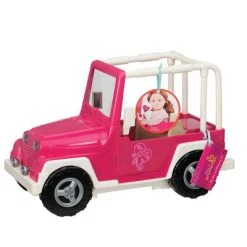 Our Generation My Way and Highways 4x4 Doll Vehicle - Pink and White -Our Generation Doll Shop unnamed file 97
