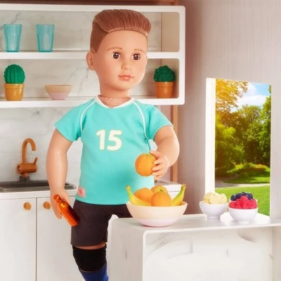 Our Generation Posable 18" Boy Doll Volleyball Player - Johnny 4 Our Generation Posable 18" Boy Doll Volleyball Player - Johnny - Image 2