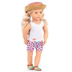 Our Generation Coral with Storybook & Accessories 18" Posable Surfer Doll -Our Generation Doll Shop unnamed file 988