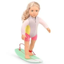 Our Generation Coral with Storybook & Accessories 18" Posable Surfer Doll -Our Generation Doll Shop unnamed file 989