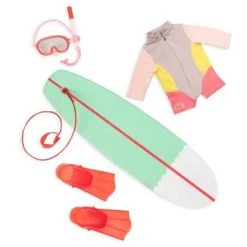 Our Generation Coral with Storybook & Accessories 18" Posable Surfer Doll -Our Generation Doll Shop unnamed file 990